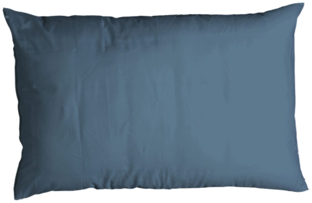Inhouse Kissen Gots Satin Paspel 50x70 blau