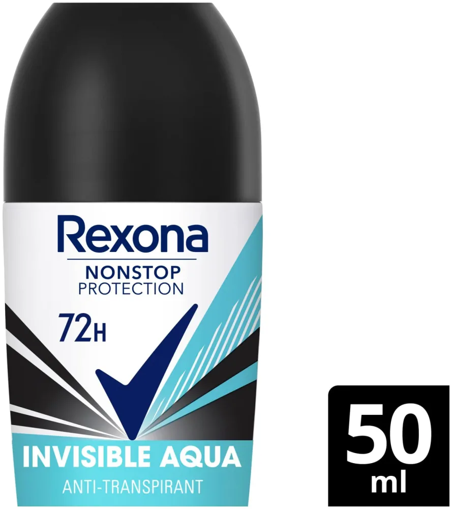 Rexona Nonstop Protection Deo Roll-On Invisible Aqua 50 ml