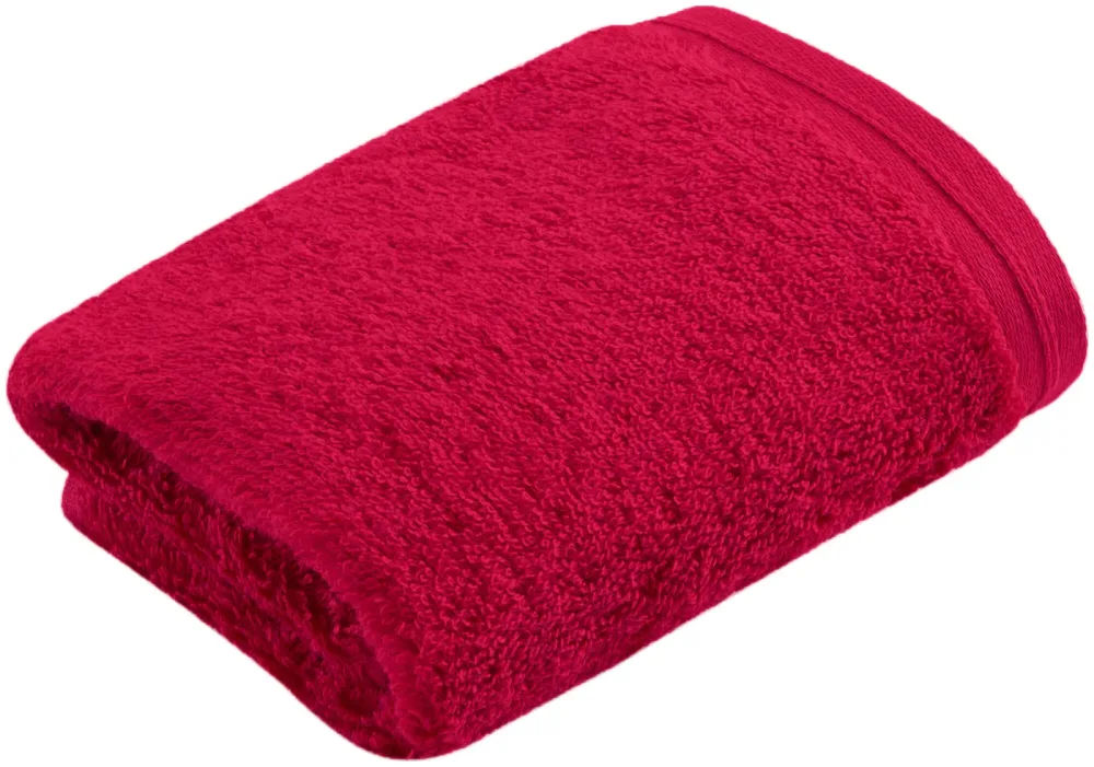 Vossen Vegan Life Waschlappen kirschrot 30 x 30 cm
