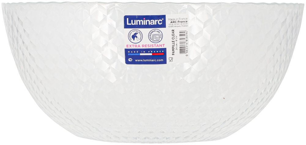 Schale Glas 24cm Pampille