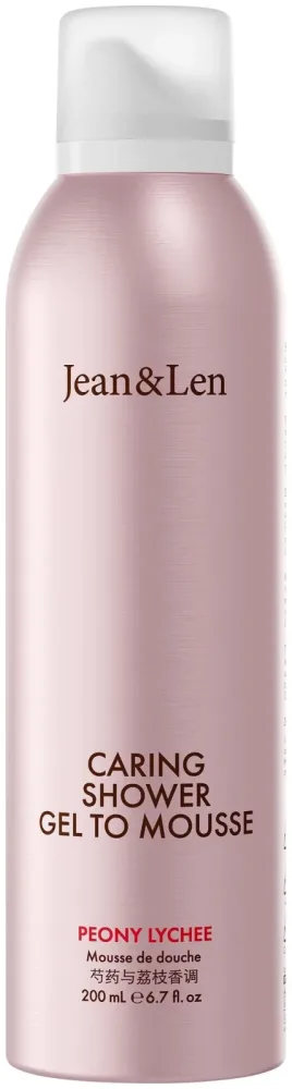 Jean&Len Shower Gel to Mousse Peony/Lychee 200 ml