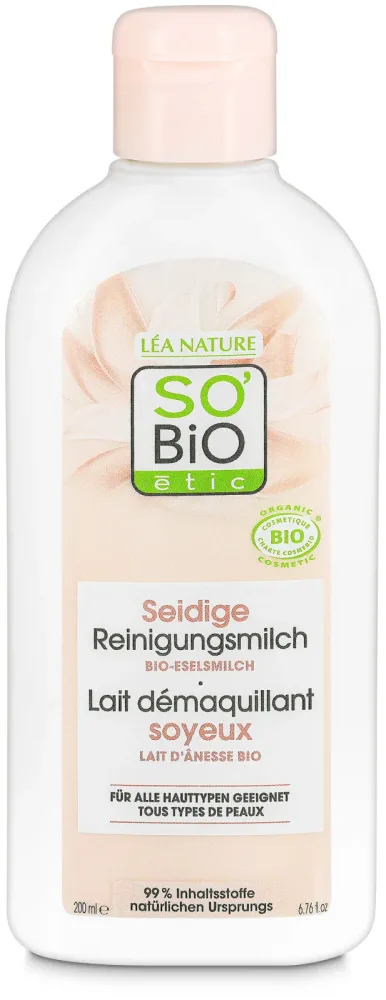 LEA Nature So’bio Etic SO BiO étic Mon lait d'ânesse Seidige Reinigungsmilch Bio-Eselmilch 200Ml