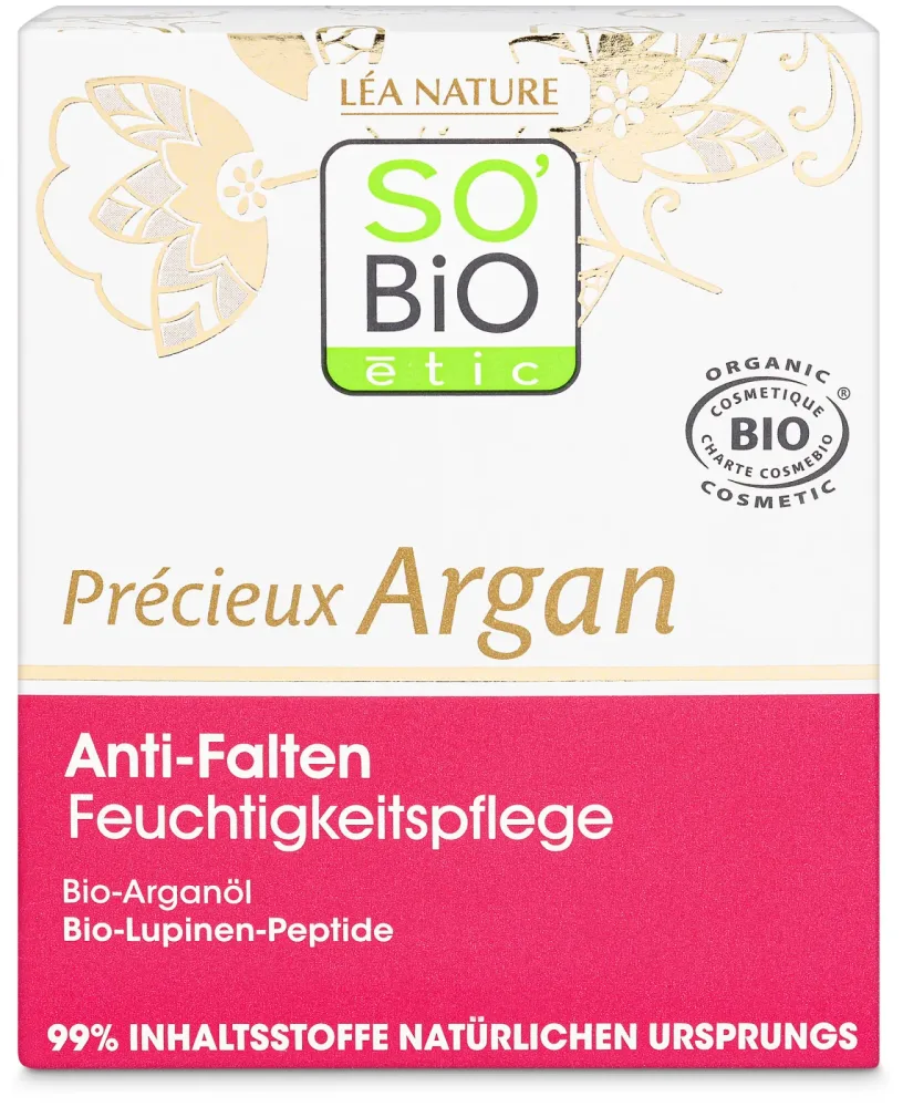 LEA Nature So’bio Etic SO BiO étic Précieux Argan Anti-Falten Feuchtigkeitspflege Bio-Arganöl 50Ml