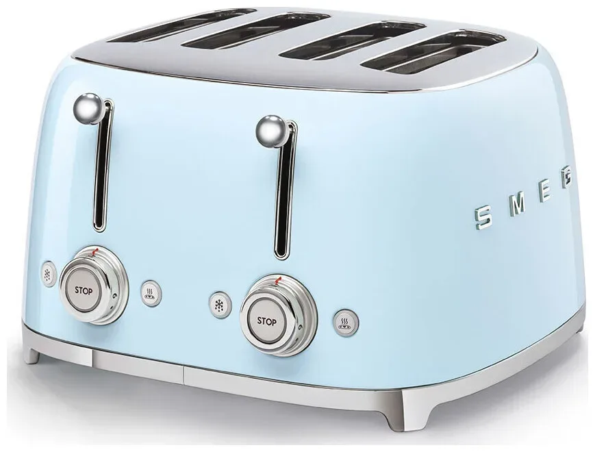 Smeg 4-Schlitzer-Toaster Tsf03Pbeu pastellblau