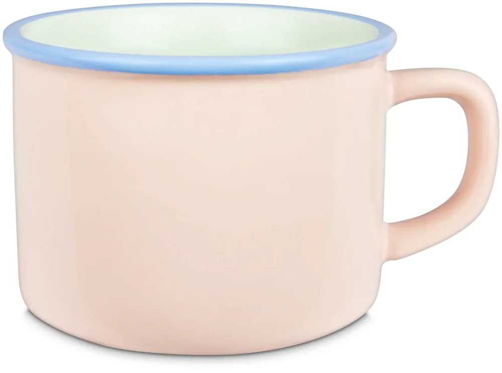 Tasse retro pink/grün 230ml