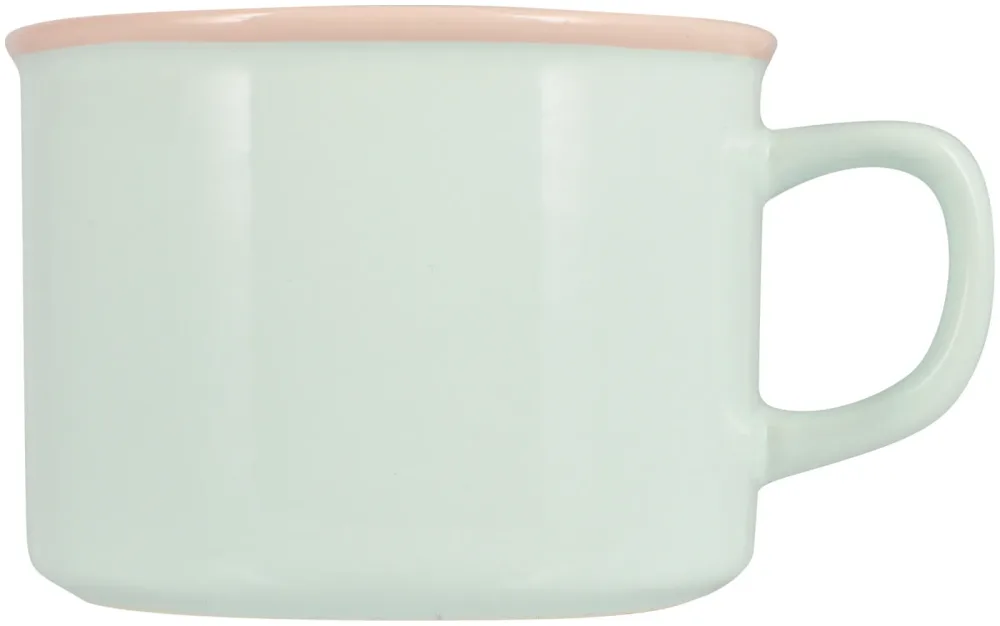 Tasse retro blau/grün 230ml
