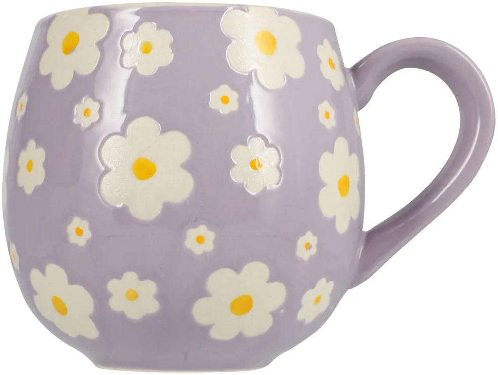 Tasse Gänseblümchen violett 530ml