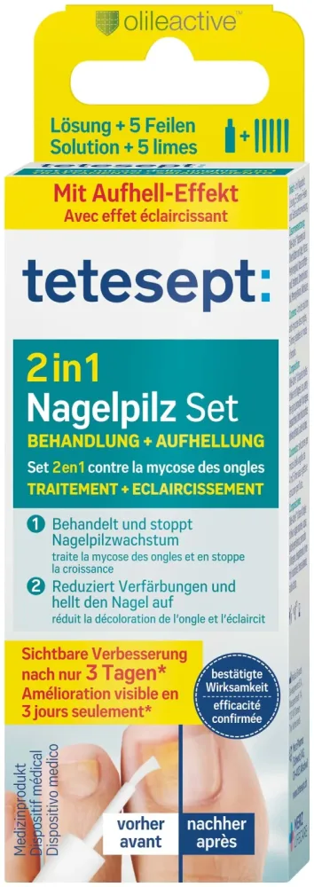 Tetesept Nagelpilz Set 2in1 Lösung