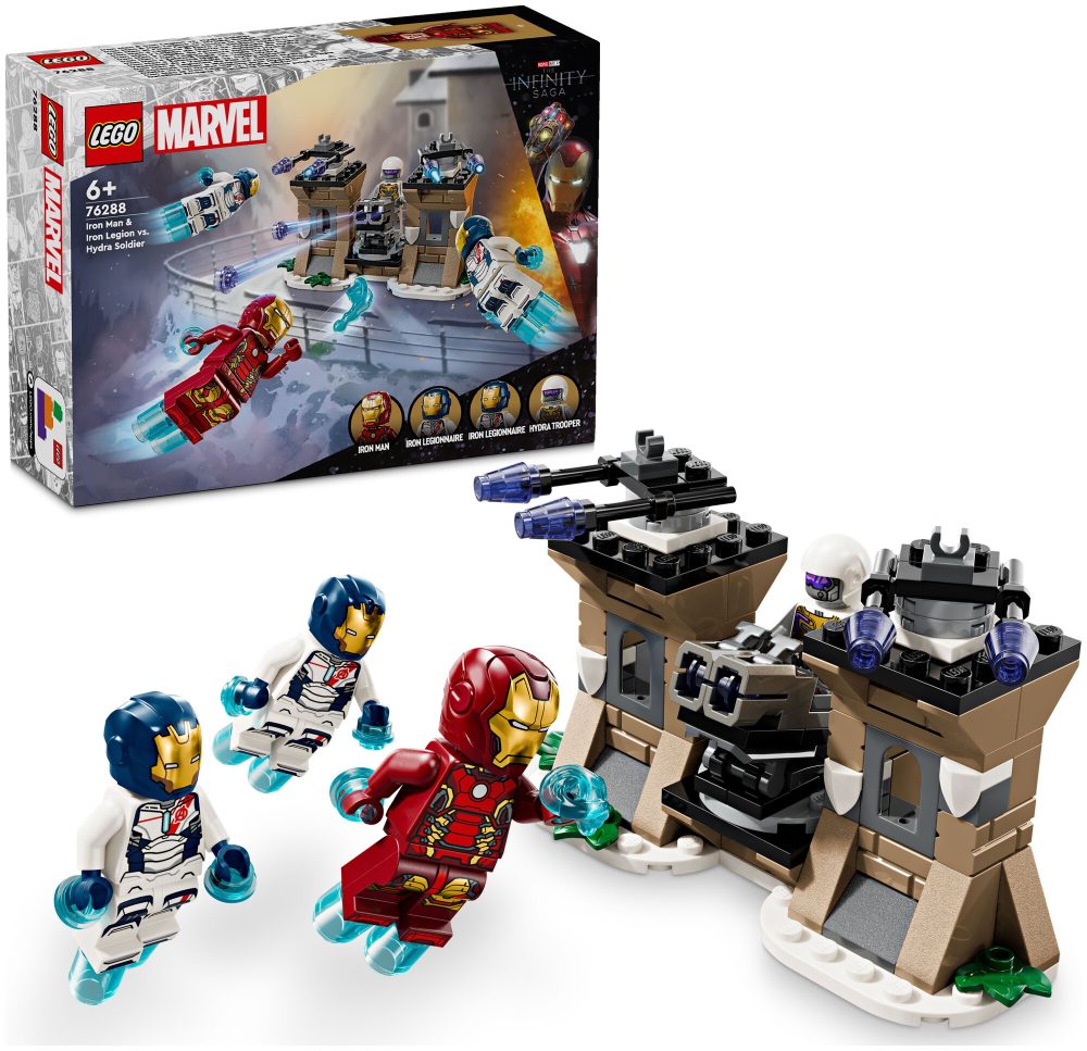 LEGO® - 76288 Iron Man & Iron Legion vs. HYDRA-Soldat, Multicolor