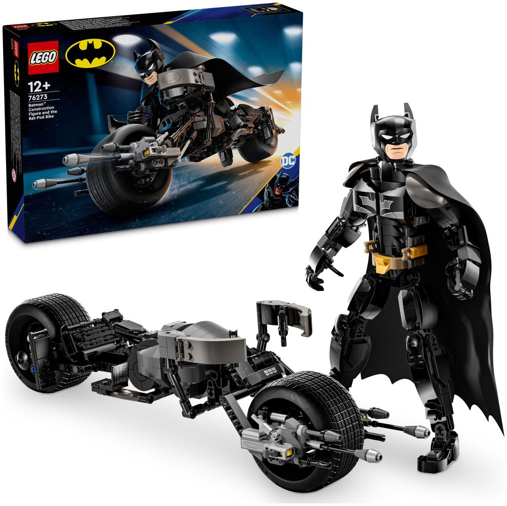 LEGO® - 76273 Batman™ Baufigur mit dem Batpod, Multicolor