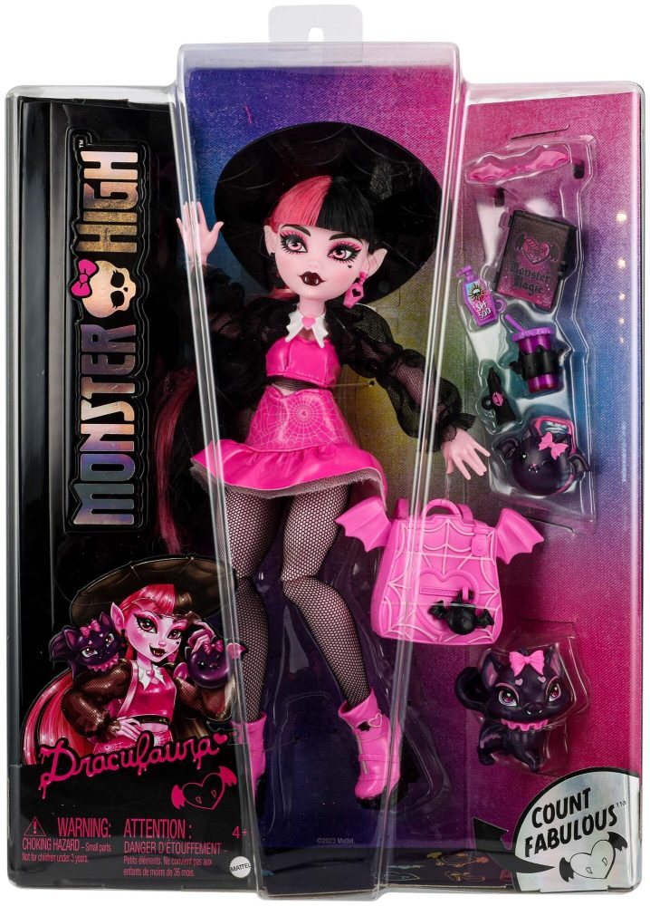 Monster High - Draculaura Puppe, Multicolor