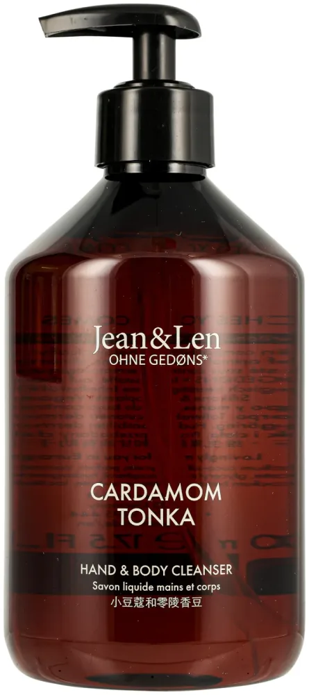 Jean&Len Hand & Body Cleanser Cardamom/Tonka 500 ml