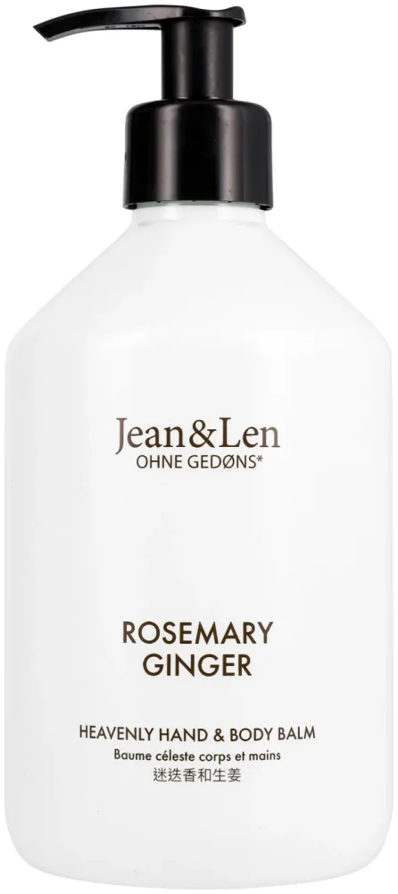 Jean&Len Hand & Body Balm Rosemary/Ginger 500 ml