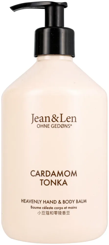 Jean&Len Hand & Body Balm Cardamom/Tonka 500 ml