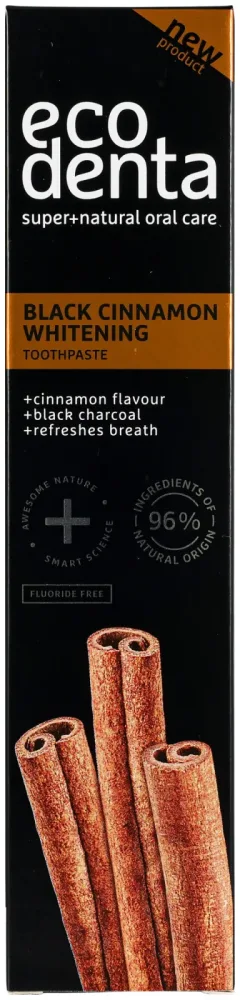 Ecodenta Schwarzer Zimt Whitening-Zahnpasta