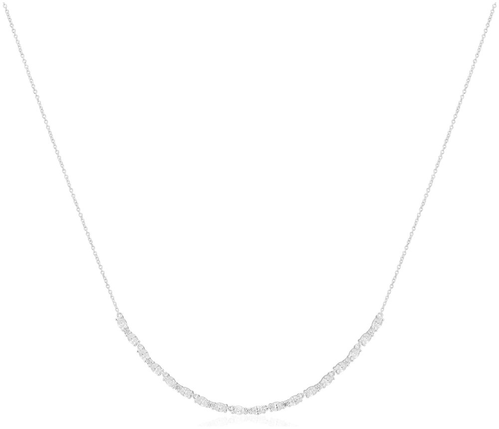 Sif Jakobs - Halskette, Ellera Ovale, 42+3CM, Silber