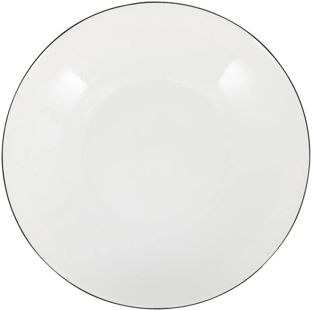 Suppenteller 20.2cm Black Rim