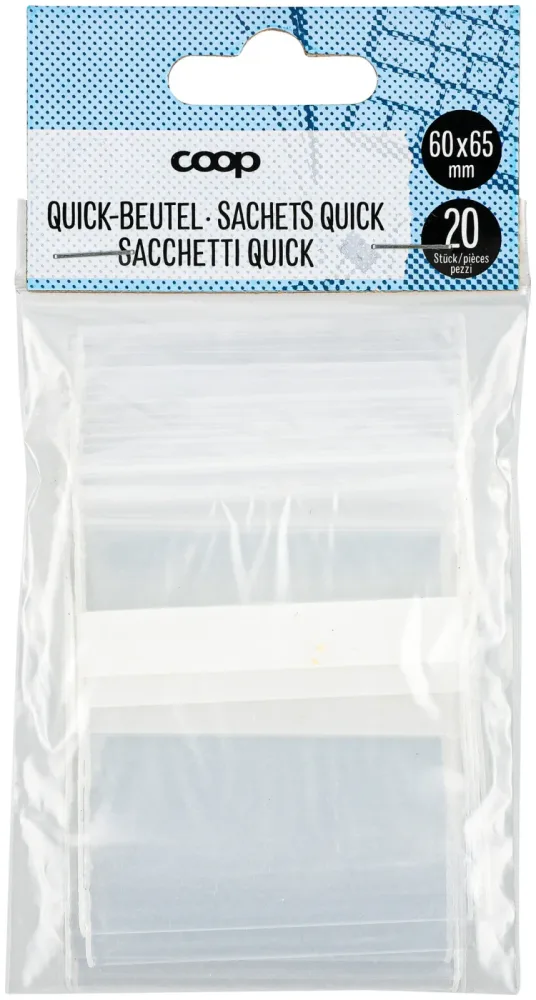 Coop Quick-Beutel 60x65mm 20 Stück
