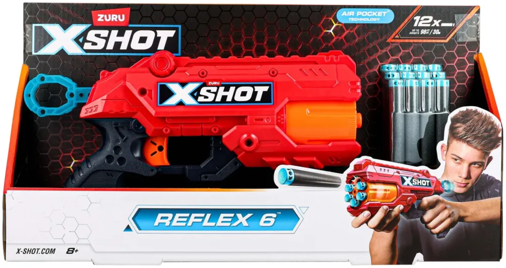 Zuru X-Shot - Excel Reflex 6 Blaster 8+ Jahre