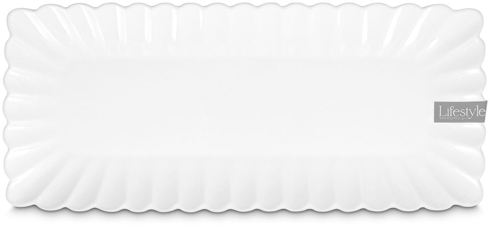 Servierplatte Lifestyle 36x16cm Porzellan
