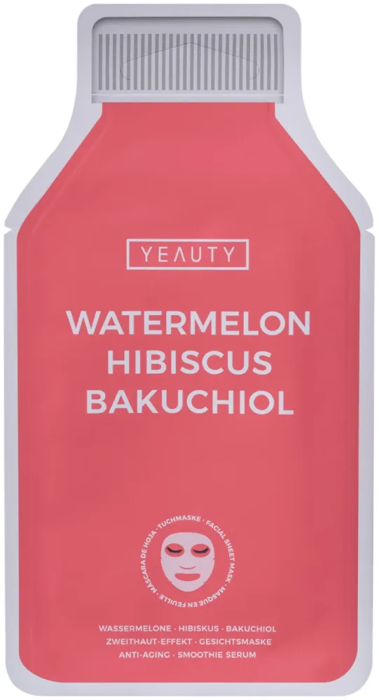 Yeauty Gesichtsmaske Wassermelonen-, Hibiskus- & Bakuchiol