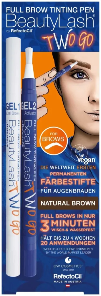 BeautyLash Beauty Lash Full Brow Tinting Pen Two Go naturbraun
