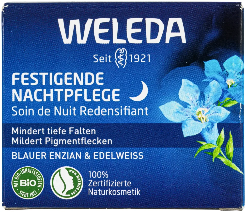 Weleda Festigende Nachtpflege Blauer Enzian & Edelweiss