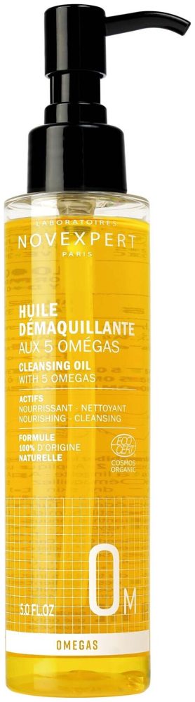 NOVEXPERT - Reinigungsöl Mit 5 Omega-Fettsäuren, Huile démaquillante, 150  ml