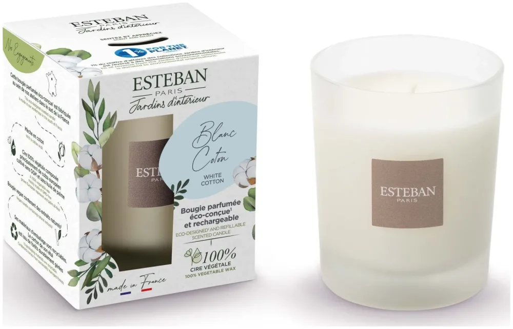 Esteban Paris Esteban Duftkerze 180 g Blanc Coton