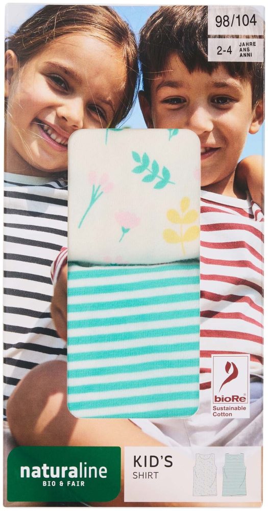 Naturaline Textil Naturaline Kid's Trägertop DUO grün 122/128