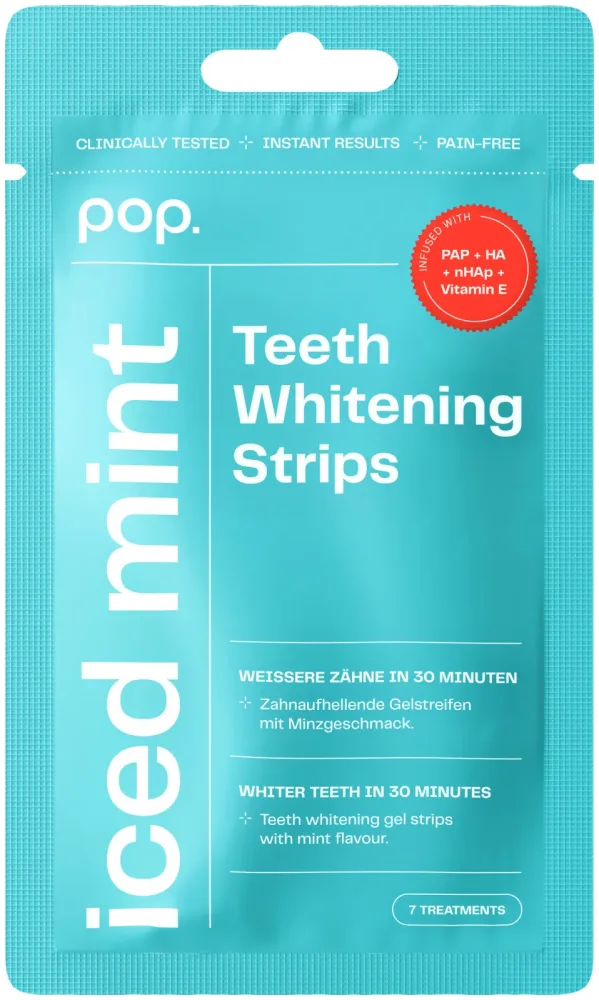 Smilepen Teeth Whitening Strips Iced Mint 7x2