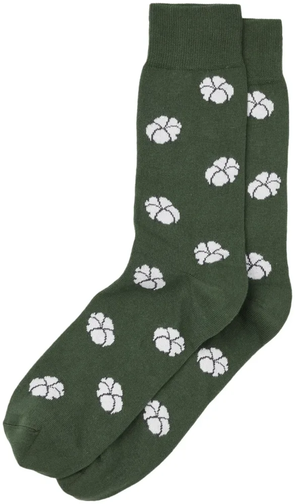 Naturaline Textil men's socks CNl Knospe 43-45 grün