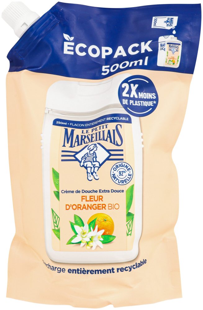 Le Petit Marseillais - Duschcreme Orangenblüten Refill, 500 ml