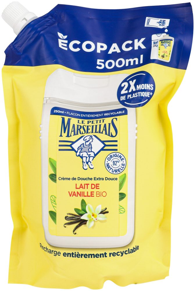 Le Petit Marseillais - Duschcreme Vanille Refill, 500 ml