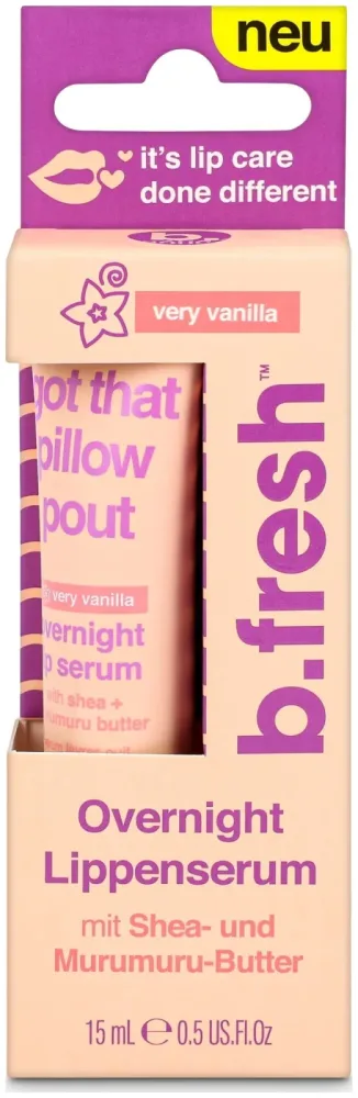 b.fresh overnight lip serum got that pillow pout