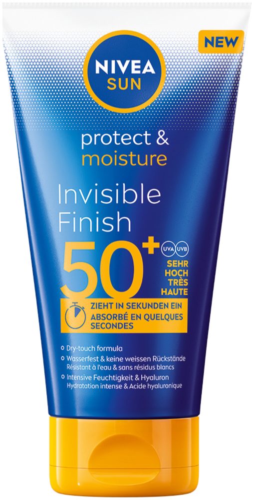 NIVEA SUN - Protect & Moisture Invisible Finish LSF 50+, 150  ml