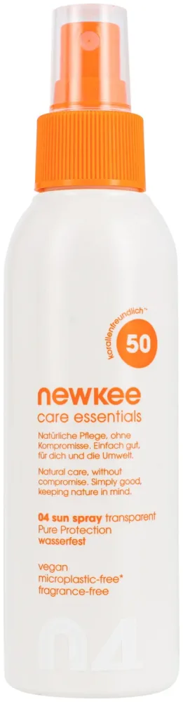 newkee transparentes Sonnenspray 50