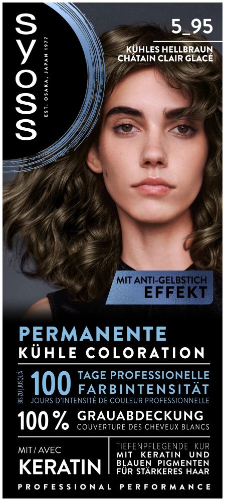 Syoss - Coloration 5_95 Kühles Hellbraun, 1 Stück, _ Kühles Hellbraun