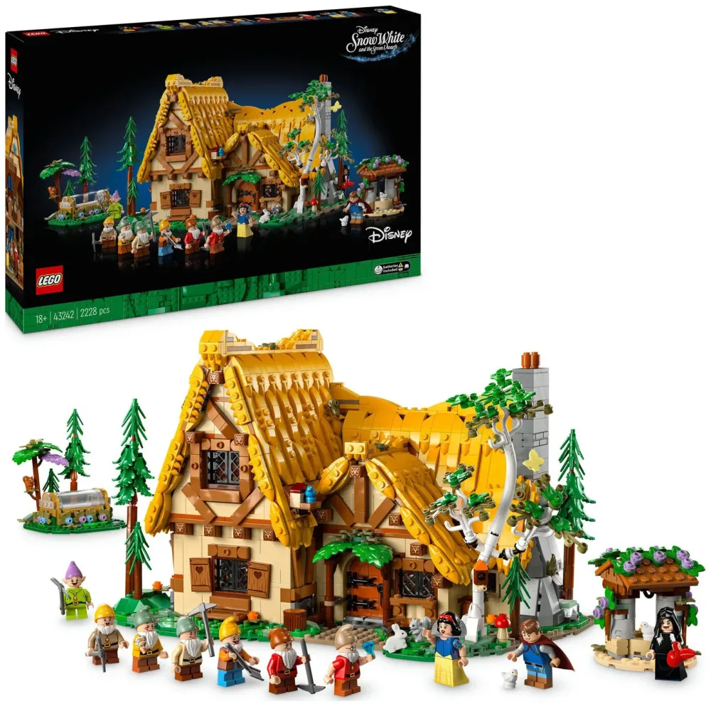 Lego® Disney 43242 Die Hütte von Schneewittchen und den sieben Zwergen (Lego® Rare Set) 18+ Jahre