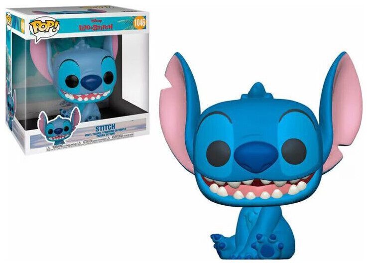 Funko - POP - Disney - Lilo & Stitch - 1046 - Jumbo - Stitch, Blau
