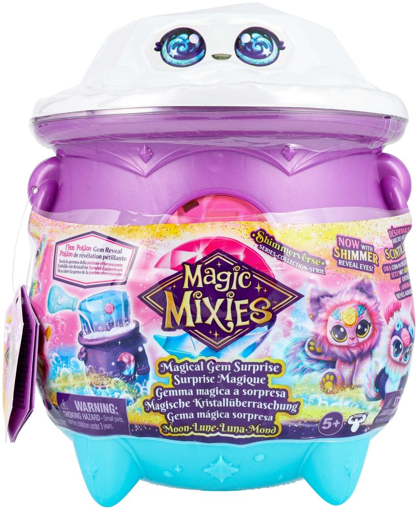 Moose Toys Magic Mixies S4 Magical GEM Surprise Cauldron - Moon