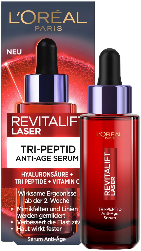 L'Oréal Paris Revitalift Laser Dreifach Power Tri-Peptid Anti-Age-Serum, 30ml