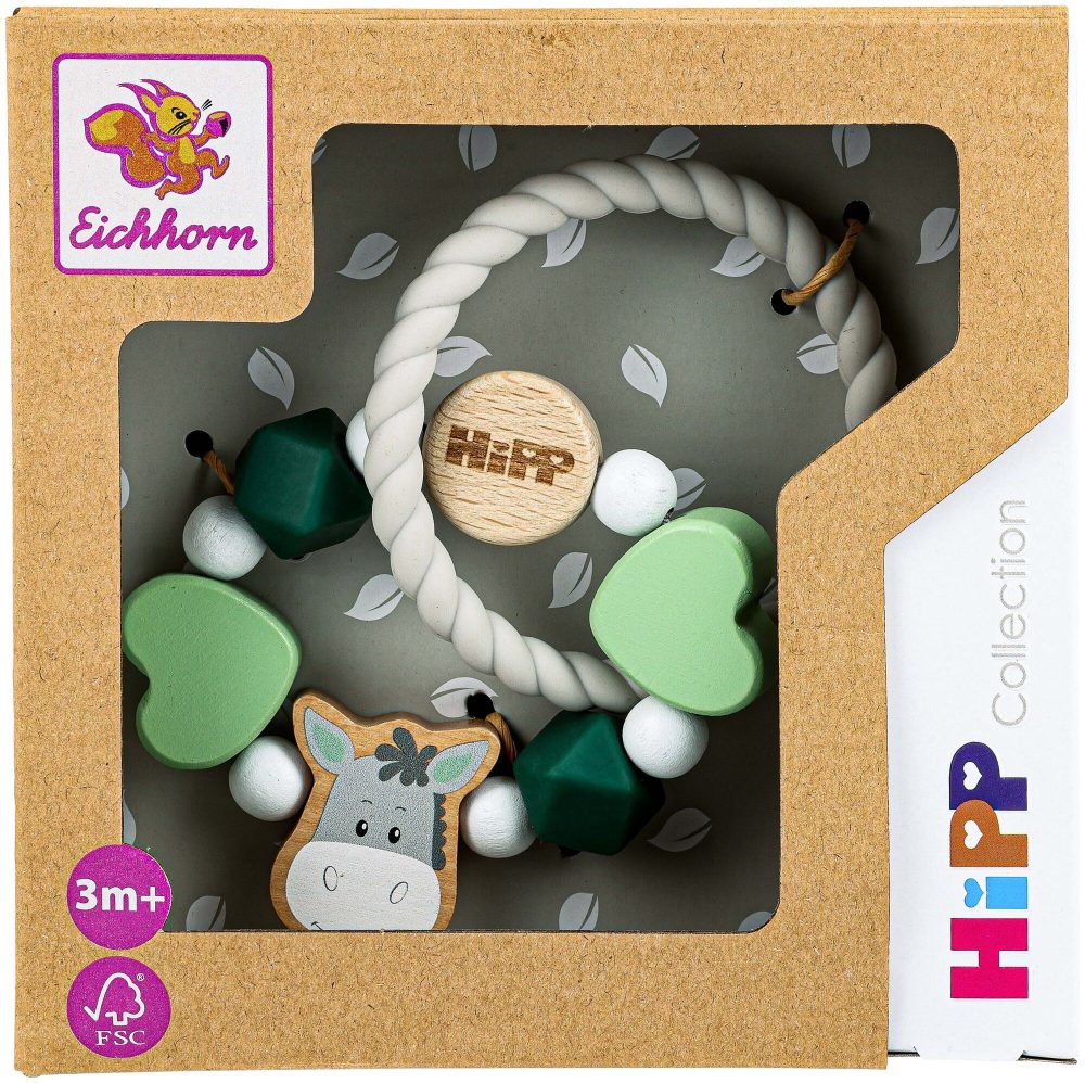 HiPP Eichhorn Baby Greifling mit Ring 3+ Monate