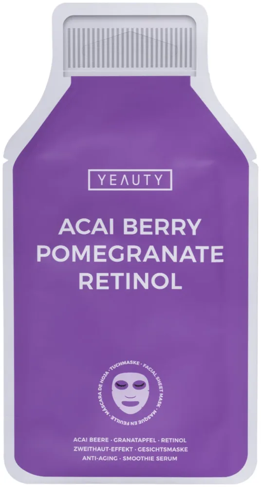 Yeauty Gesichtsmaske Acai-Beeren-, Granatapfel- & Retinol