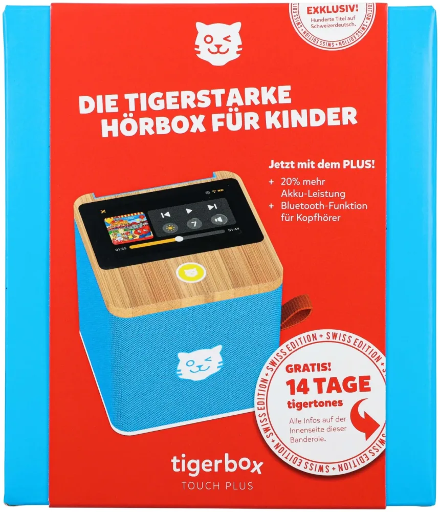 tigermedia tigerbox Touch Plus (blau) - Swiss-Edition