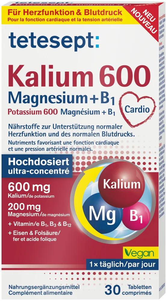 tetesept Kalium 600 Magnesium + B1