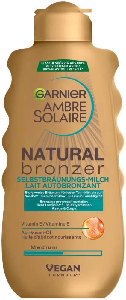 Garnier Ambre Solaire Natural Bronzer Selbstbräunungs-Milch, 175ml