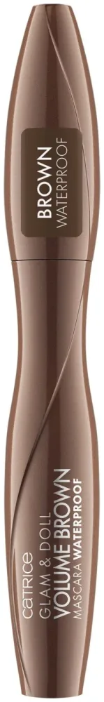 CATRICE - Glam & Doll Volume Mascara Waterproof, 10 ml, Brown