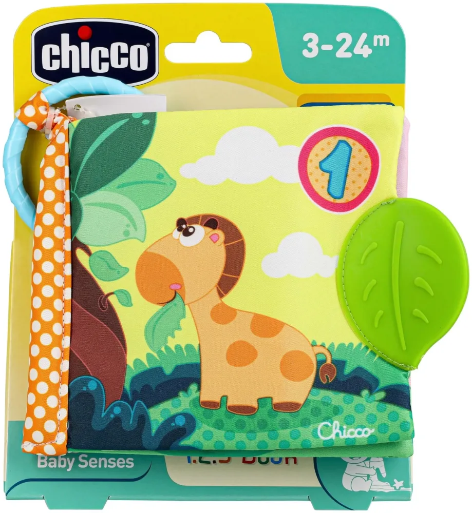 Chicco Stoff Buch 123 3+ Monate