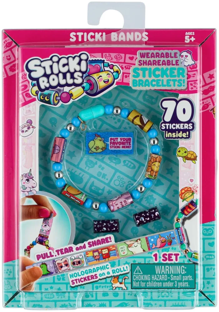Jazwares Sticki Rolls Sticki Band Single Pack